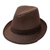 Mesh Western Cowboy Hat Breathable Jazz Fedora Hats New Roll Brim Cowgirl Cap  Outdoor Riding