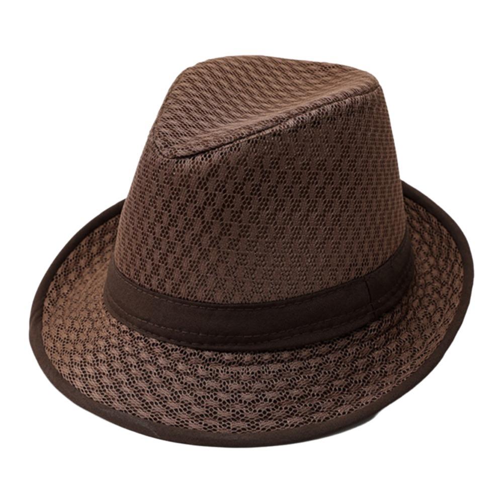 New Mesh Western Cowboy Hat Curved Brim Ethnic Roll Brim Cowgirl Cap Breathable Large Top Hat for Women Men кофейный
