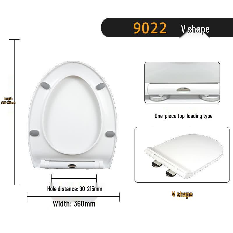 

MDNG One-Touch Slow-Close Toilet Seat Cover