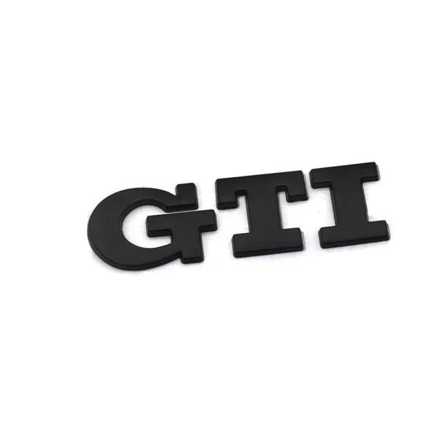 opq1 1Pcs Car Accessories Grille Badge Sticker Rabbit GTI Logo Decal For VW GTI Polo Golf Passat  Scirocco Jetta Tiguan Beetle Touran