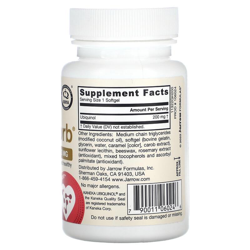 Ubiquinol, QH-Absorb, Max Absorption, 200 Mg, 30 Softgels