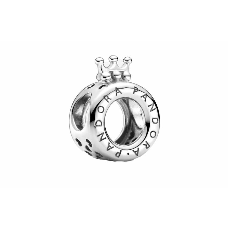 Pandora Logo and Crown Charm 925 Silver Jewelry Accessories Women s Silver 799036C00 серебряный