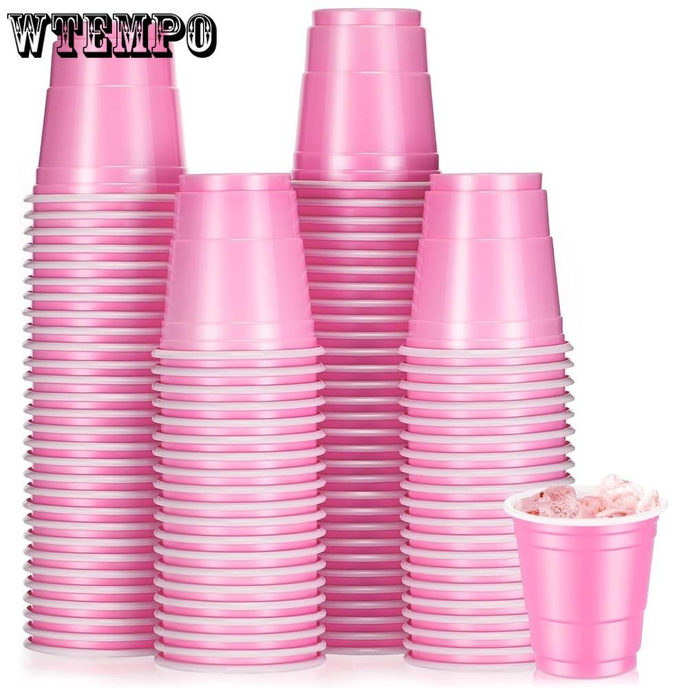 50pcs 2 Oz Plastic Shot Cups Mini Shot Glasses Party Cups Beer Taste Serving Snacks Plastic Shot Cups Plastic Mini Water Cups Jello Shots