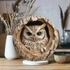 Elegant Owl Metal Wall Art Durable Home Decor Gift Modern Sign