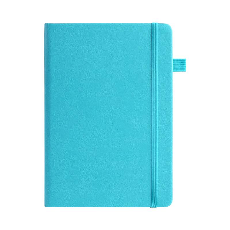 A5 Leather PU Business Journal with Elastic Band - Customizable Logo