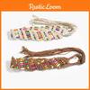 Resort Waist Bohemian Belt With Handmade Beaded Weaving For Womens Style Summer