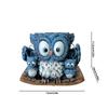 An Owl Hanging A Succulent Decoration In A Flower Pot As A Gift