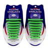 16Pcs Round Silicone Shoelaces without ties No Tie Shoe laces Elastic Laces Sneakers Kids Adult Rubber Quick Shoelace for Shoes