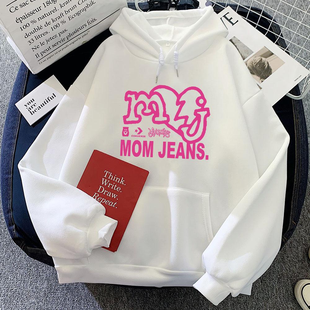 Fleece Warm Hoodies Mom Jeans Sweatshirts Streetwear Women Men Winter Hooded Pullovers Kawaii Clothes Female Tops