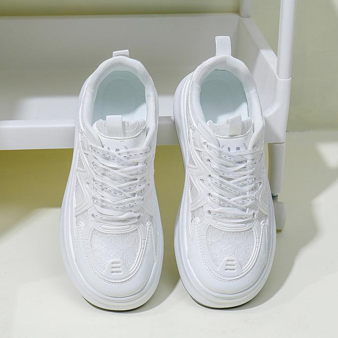 Женские летние повседневные кроссовки на платформе — фото 5