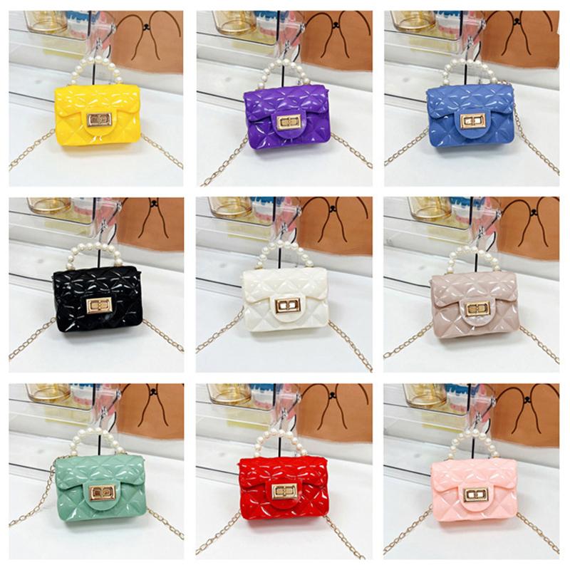 Cross-Border Super  Jelly Portable Mini Children'S Cute Small Shoulder Bag