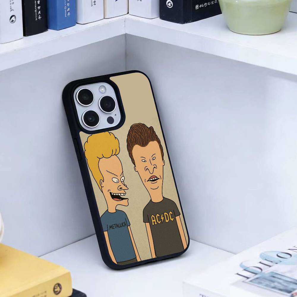 Cartoon B-Beavis And Butt-Head Phone Case For iPhone 17,16,15,14,13,Pro,Max,Plus,Magnetic For Magsafe Wireless Charging