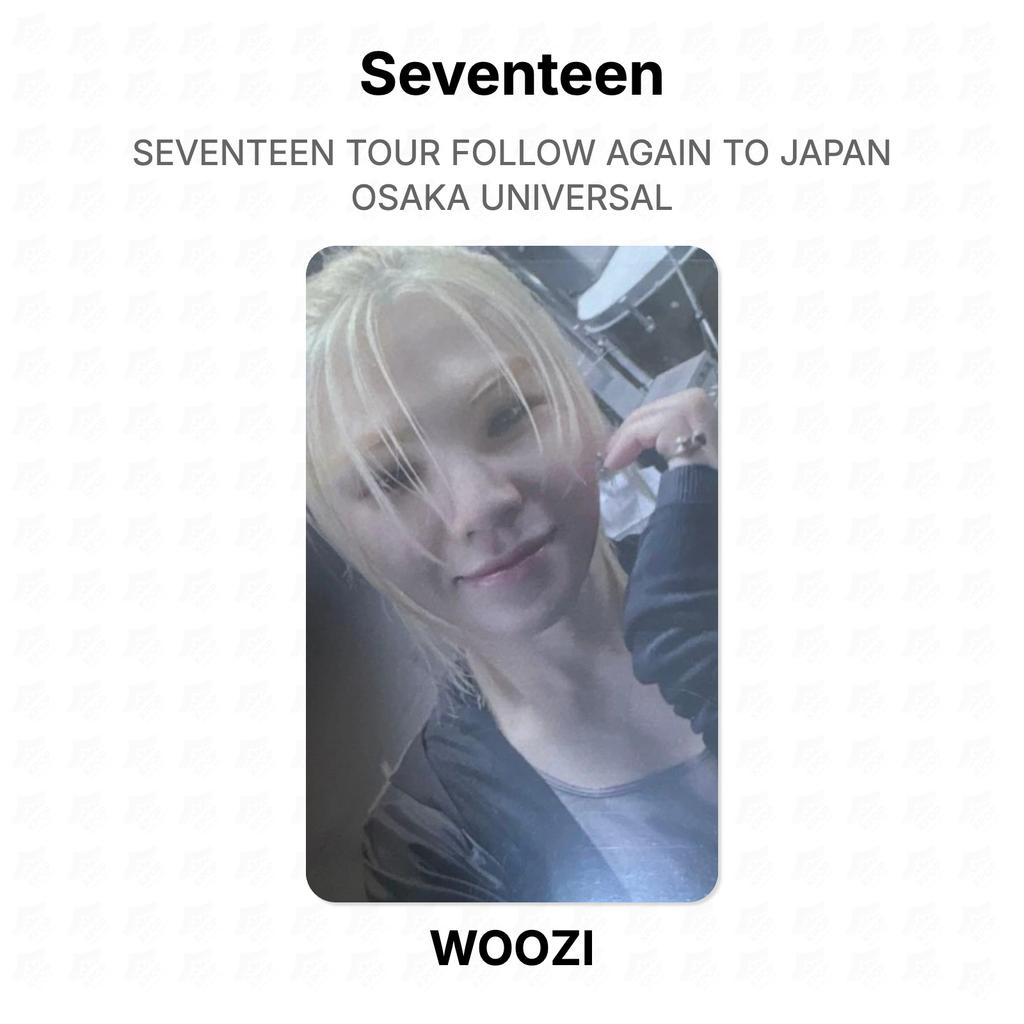 Seventeen TOUR FOLLOW AGAIN TO JAPAN OSAKA UNIVERSAL Official Photocard