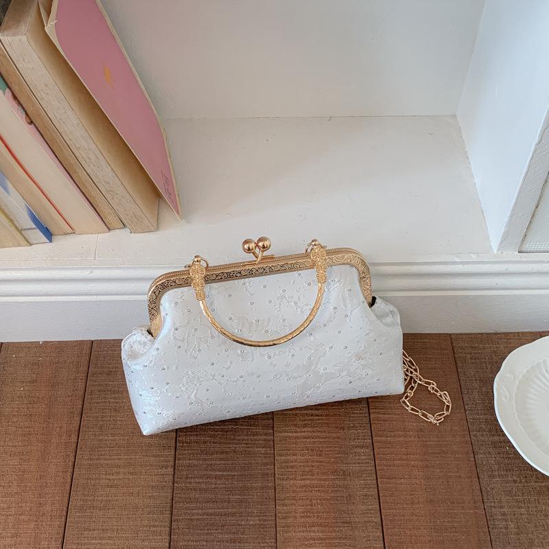 Fashion Chain Lightweight Luxury Retro Simple Shoulder Bag for Casual Use, Crossbody Bag