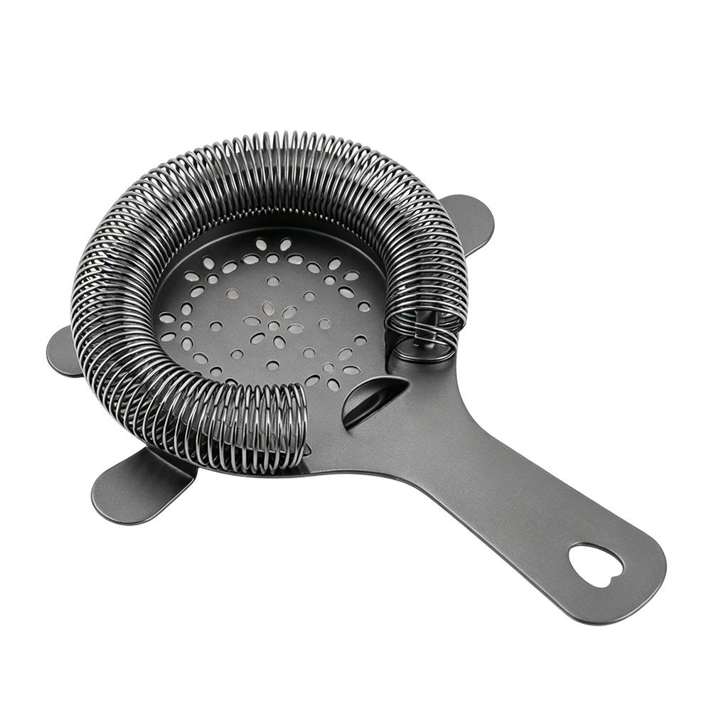 Mirror Polished Bar Strainer Stainless Steel Bartender Ice Filter Cocktail Strainer  Bar