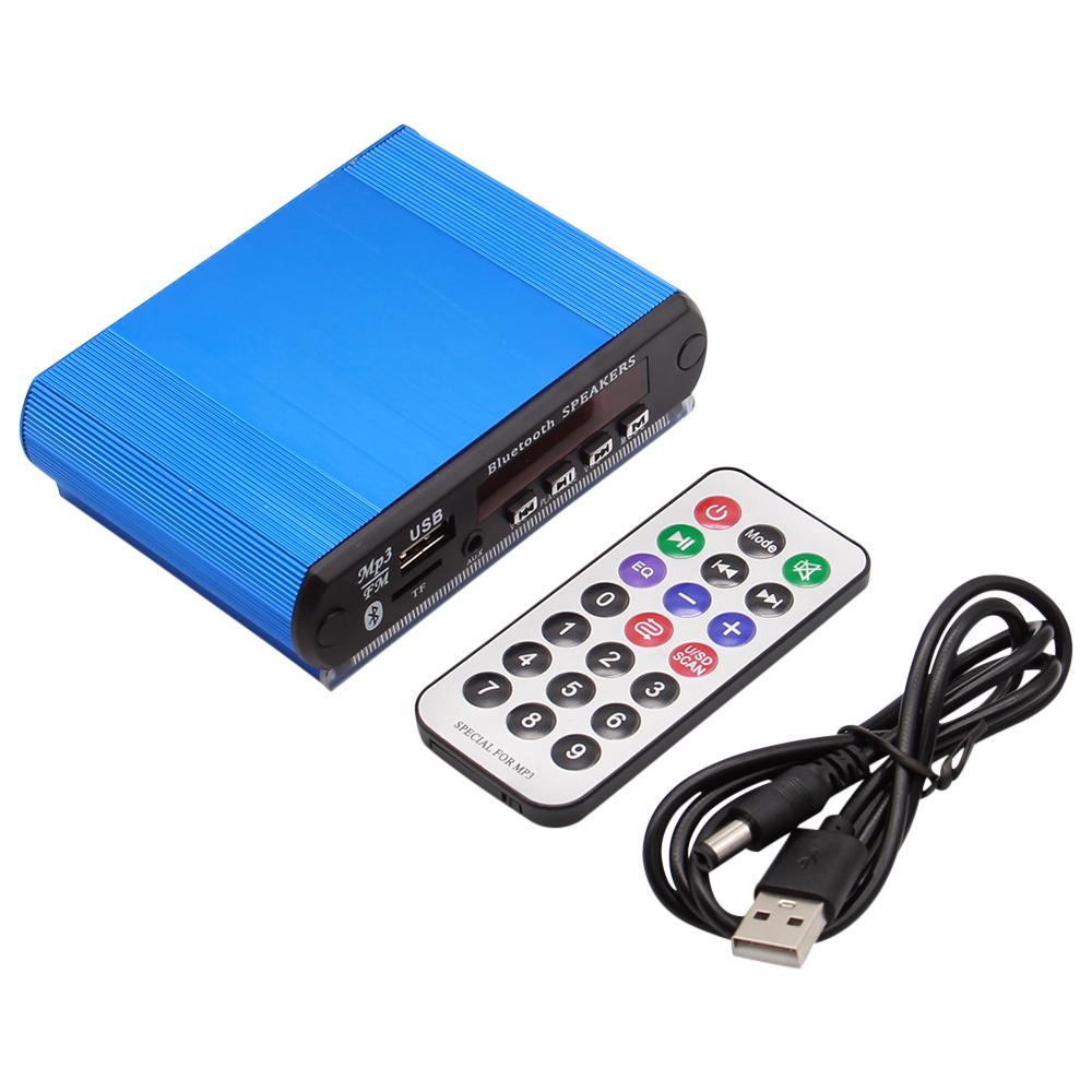 Bluetooth MP3 Decoder Board Module 12V USB TF FM Radio Module Wireless MP3 Player with Recording Function Car Kit 4