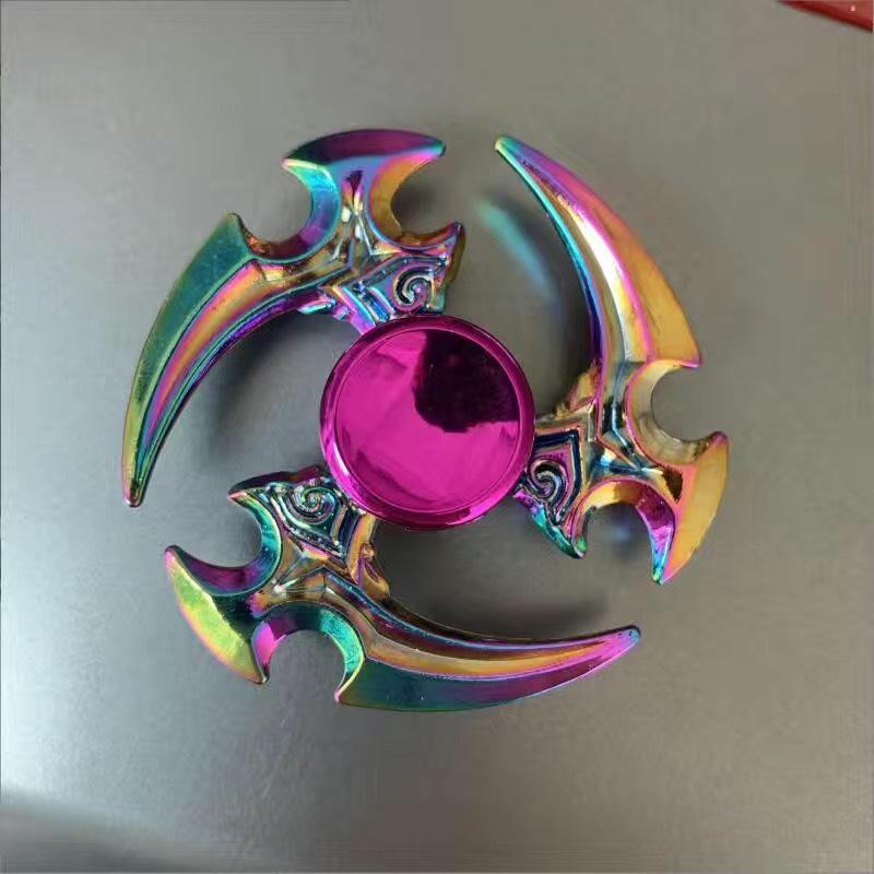 Hundred Styles Alloy Finger Spinner: Cool Decompression Toy for Kids and Students