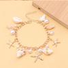 Bohemian Ethnic Style Starfish Conch Pearl Adjustable Chain Belt  Beach Holiday Gift Accessories