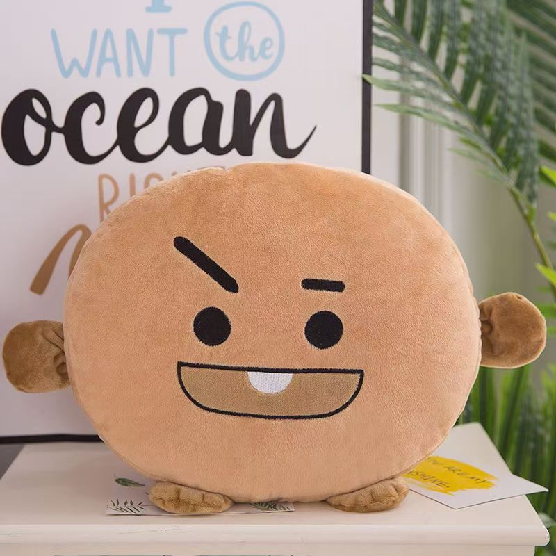 

BTS BT21 Плюшевая подушка для комфорта Kpop домашний декор 30cm*30cm