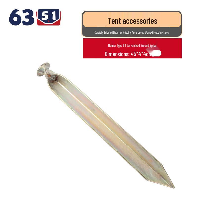 Emergency Tent Galvanized Triangular Ground Peg