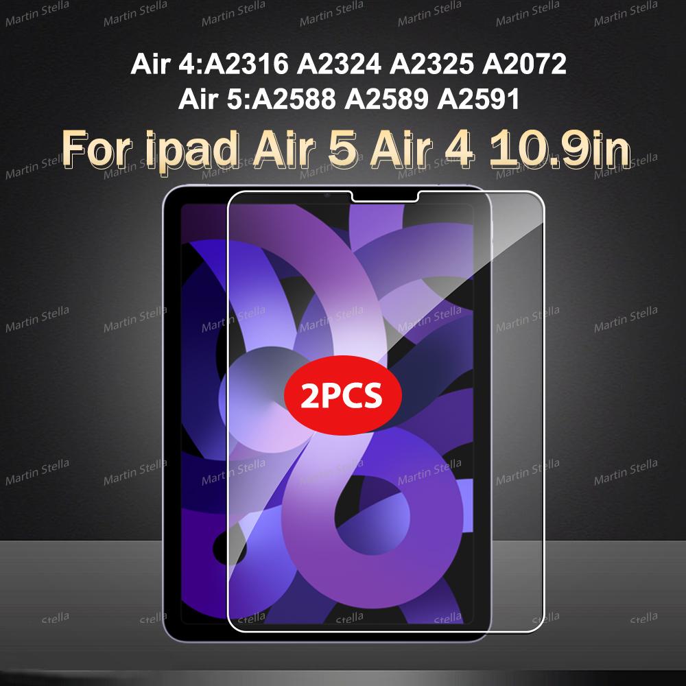 2 Stück Gehärtetes Glas Displayschutzfolie Für ipad Pro Air 13 11 2024 M4 M2 Air 5 4 Pro 12.9 11 M3 M5 2025 2026 Film