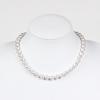 [MIONO] [Produced by Yumi Katsura] Yumi sienne Pearl Necklace Coco 42cm Formal Occasions Simple Popular White Made in Japan (Silver)
