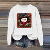 Women's Fashion Casual Long Sleeve Loose Christmas Printed Sweatshirt