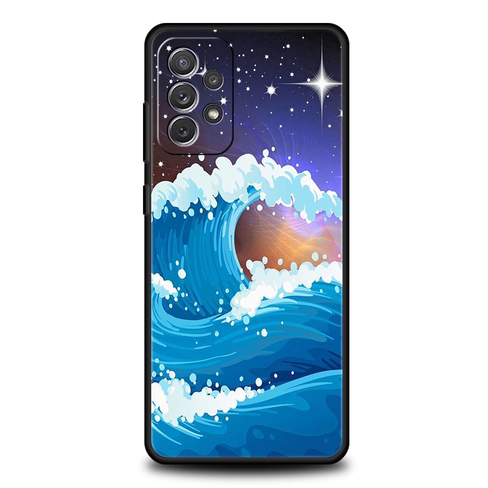 The Big Wave of kanagawa Phone Case For Samsung Galaxy A73 A53 A33 5G A13 A23 A21s A03 A11 A31 A41 A51 A52 A71 M21 M31 A01 Cover