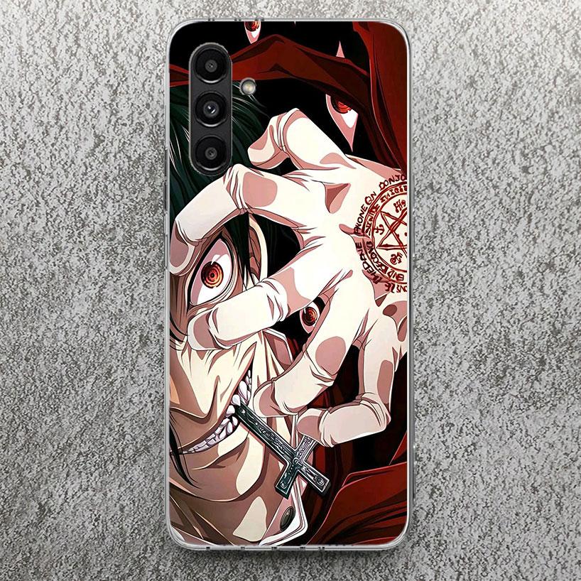 A-Alucard Hellsing Anime Phone Case for Samsung Galaxy A17 A16 A15 A14 A13 A56 A55 A54 A53 A36 A35 A34 A33 A26 A25 A24 A23 A05S