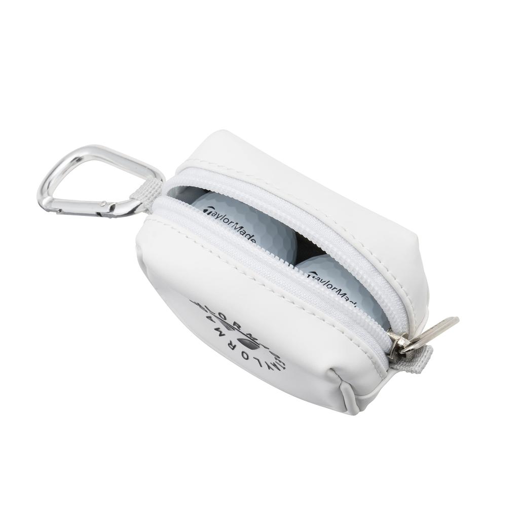 TaylorMade Circle T Ball Case, White, Unisex, TJ154, 23SS