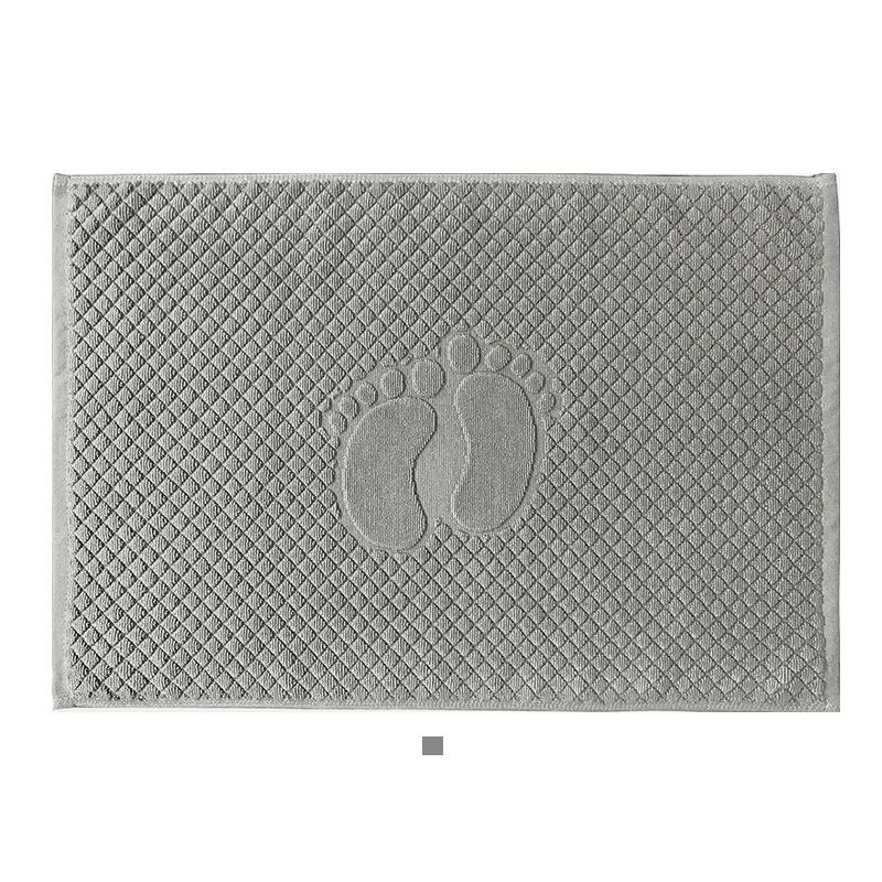 Jacquard Cotton Bath Mat Toilet Floor Mats Water Absorbent Bathroom Carpet Rugs Hotel Shower Room Wipe Feet Towels Pad tapis