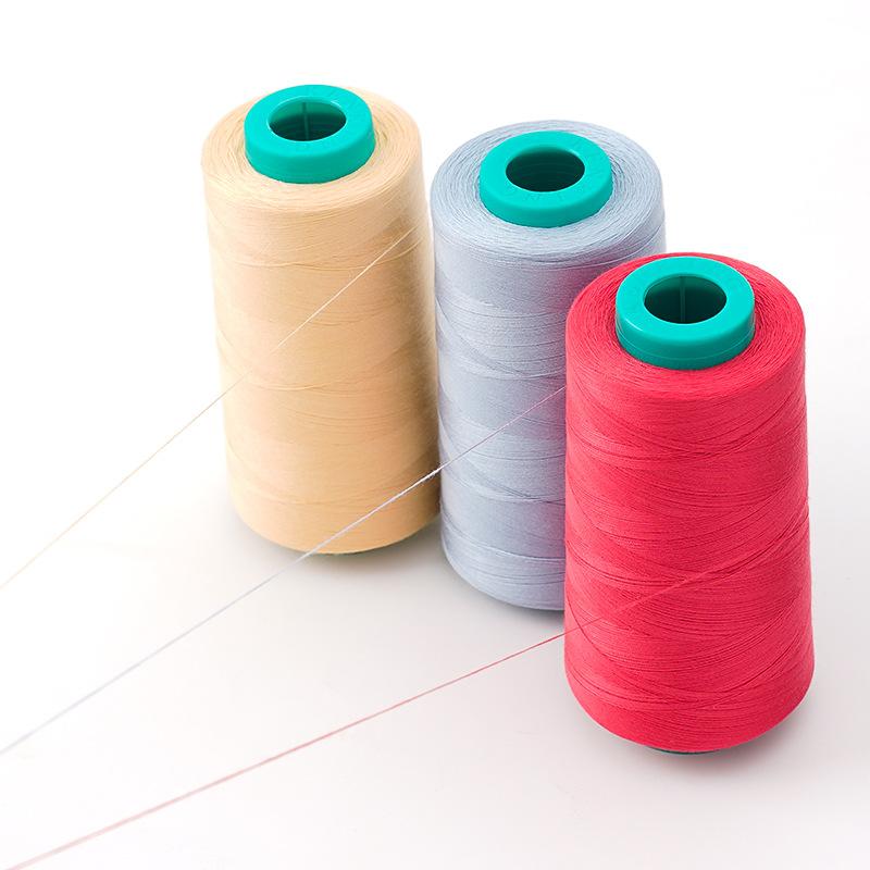 DIY household sewing machine polyester thread 3000 yards Morandi hand sewing thread 402 color pagoda thread sewing thread