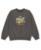 YESEYESEE Y.E.S Burger Set Sweatshirt Dark Gray