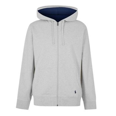 Bluza z kapturem Ralph Lauren męska polo z haftowanym logo, zapinana na zamek błyskawiczny