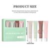 4 Stück/Packung Feuchtigkeitsspendendes und Pflegendes Lippenbalsam-Set Lippenpflege Bietet Lippenpflege zum Glätten Trockener Und Rissiger Lippen Neu eingetroffen