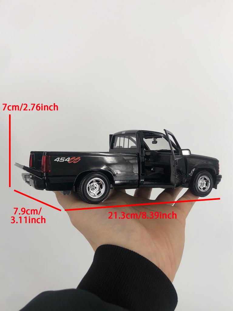 Maisto 1:24 1993 Chevrolet 454 SS Pick-up car model, zinc alloy metal decoration, collectible gift car