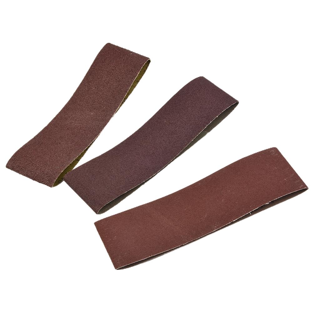 76x533mm Sanding Belt 40/80/120 grit Alumina Sandpaper Abrasive Grinding