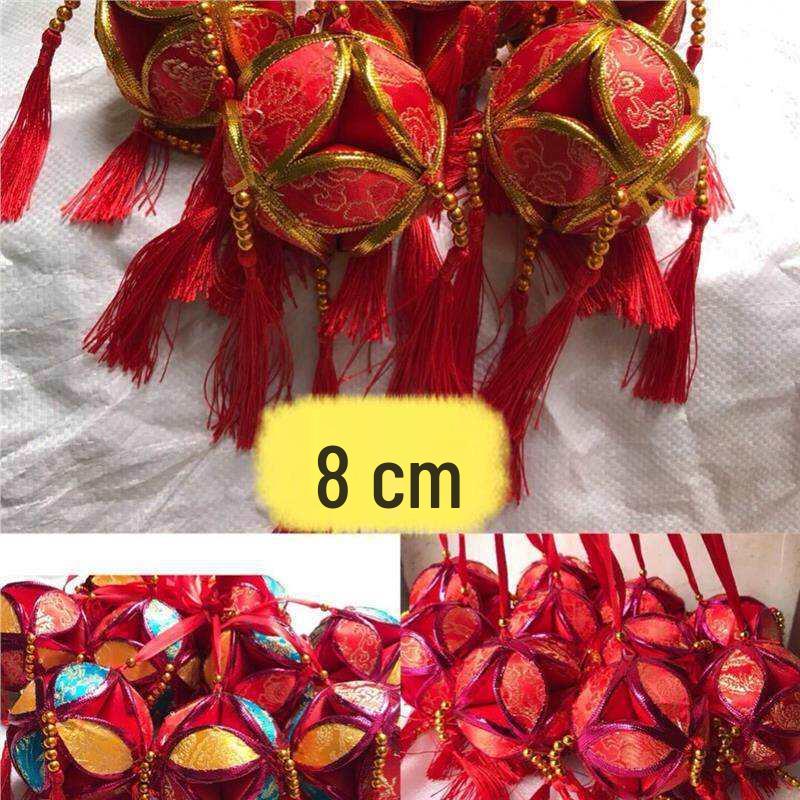 Qiqiu Ethnic Dance Props: Handmade Guangxi Wedding Drumming Pendant