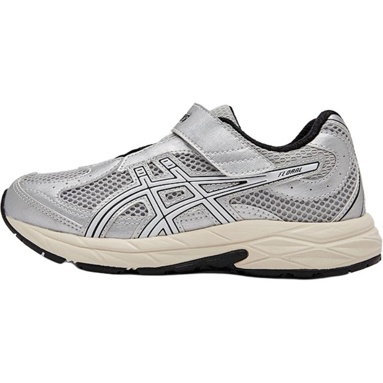 Asics Contend Ps Gl Comfortable Versatile Breathable Support Low Top Running Shoes Kids running shoes Silver Gray 1014A401-020 38