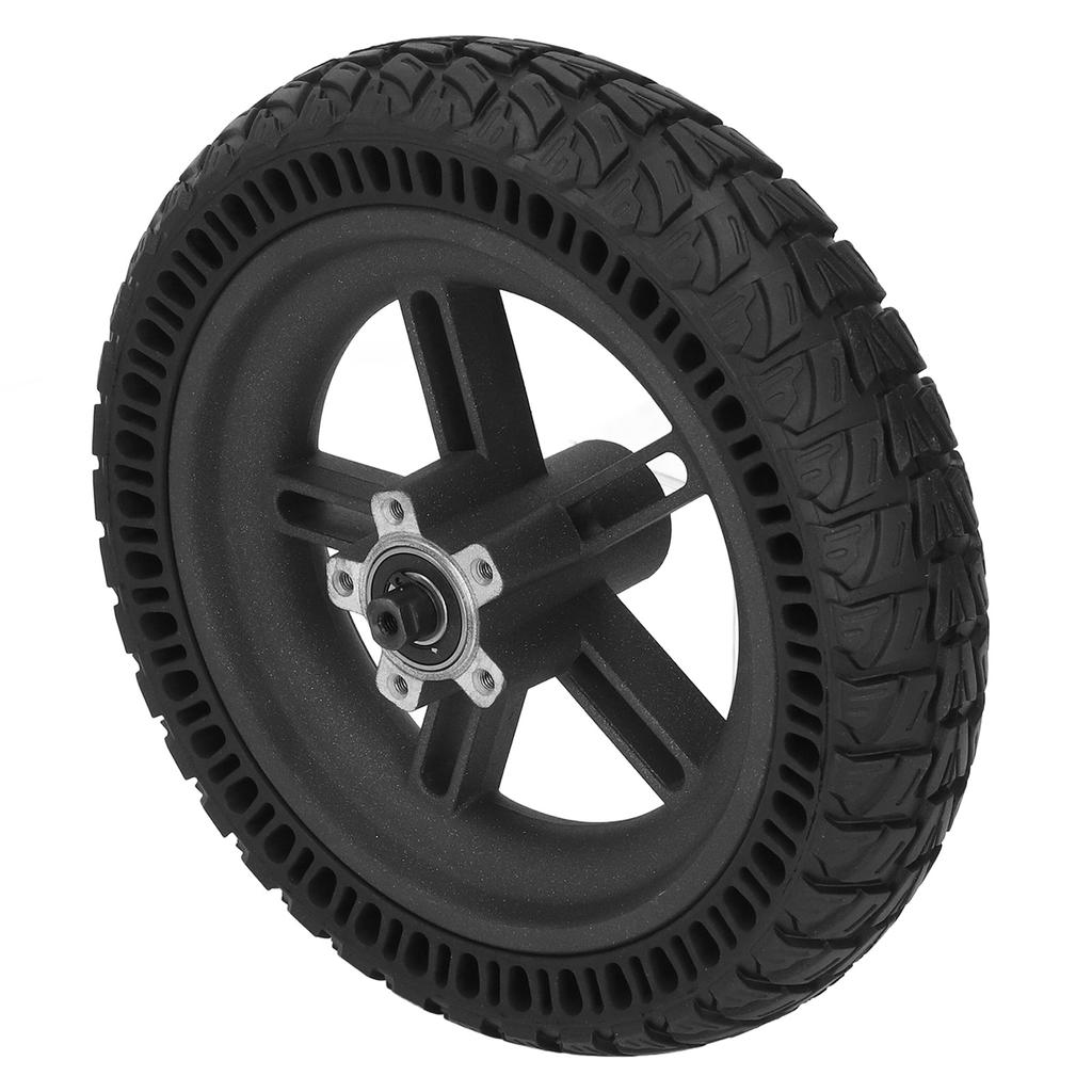 Electric Scooter Rear Wheel 9 Inches Scooter Solid Tire Wheel Hub Set for Xiaomi M365 1s Lite