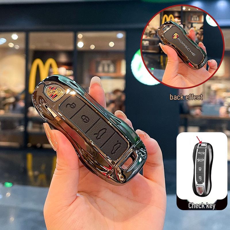 Vlastní kryt klíče pro dálkové ovladače Porsche Panamera, Macan, Cayenne, Taycan a 718