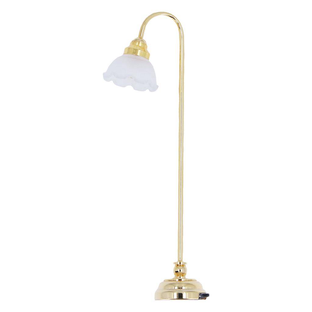 Miniature Dollhouse Floor Lamp 1/12 Scale Miniature Furniture for Dollhouse Accessories