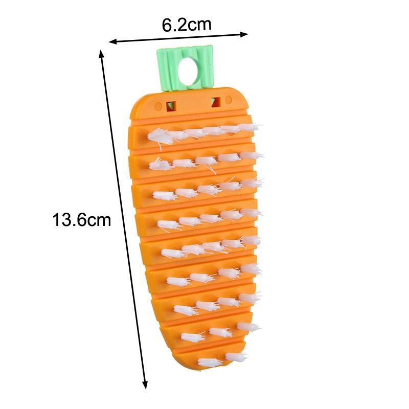Multifunctional Flexible Cleaning Brush Carrot Brush For Potato Fruits Vegetables Kitchen Bendable Board Gap No Blind Spot Brush