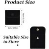 Velvet Jewelry Pouch Premium Soft Snap Bag for Earrings Bracelets Necklaces Wedding Party Gift Packaging Solution