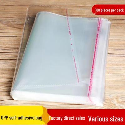 Transparent OPP Self-Adhesive Bag for Clothing Packaging - Multiple Sizes Available