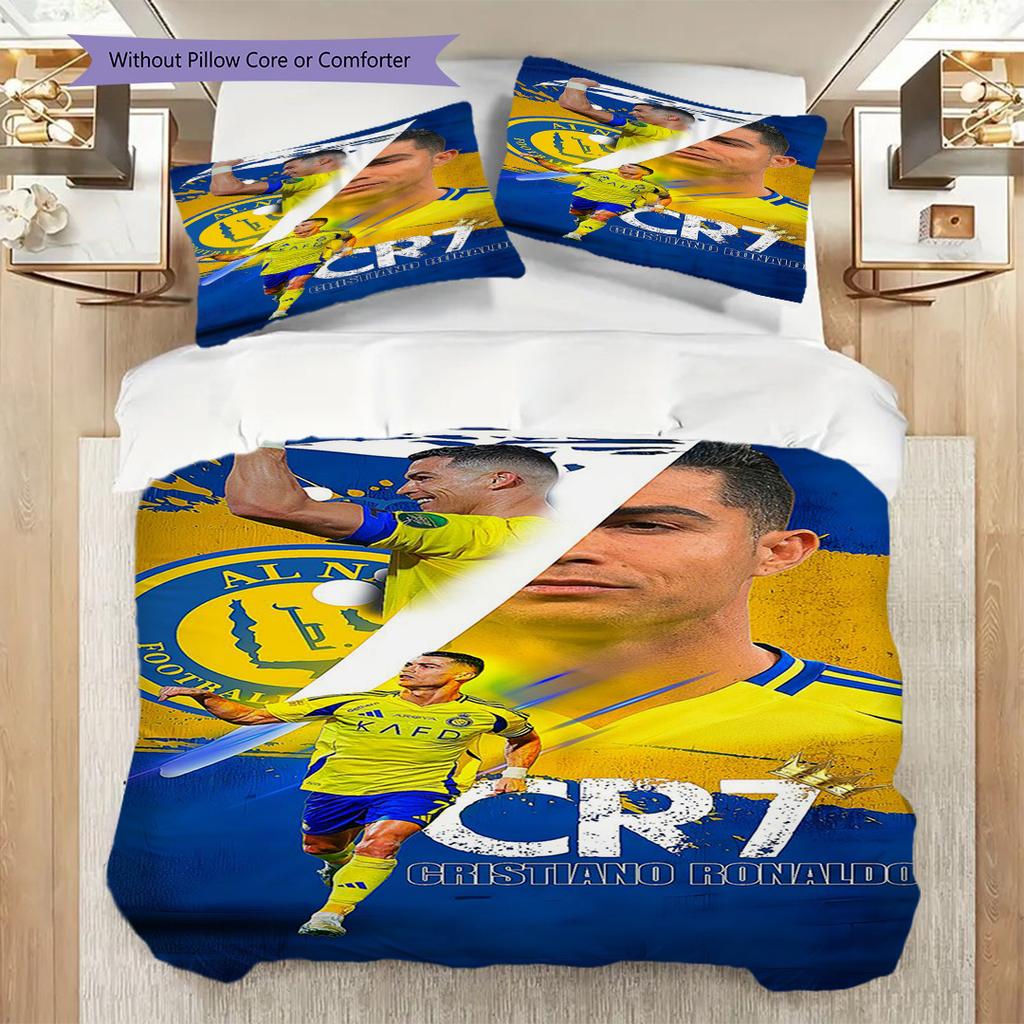 Cristiano Ronaldo Legend Forever Threepiece Set Without Core 1 Duvet Cover 2 Pillowcase Without Core Bedding Set Duvet Cover And Pillowcase