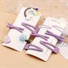 Mixed 5Pcs/Set Hair Clips Accessories Sweet Simple BB Hairpin X-shaped Hairpins 6Pcs/Sets Solid Purple Color Barrettes Headdress