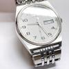 Used 457 SEIKO Men's Watch Quartz Day Date New Battery Working