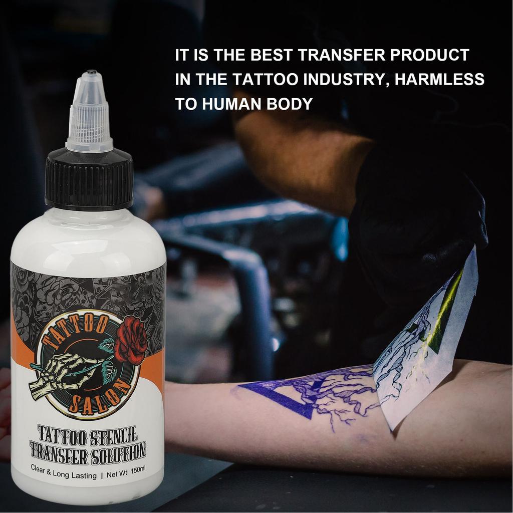 150ml Tattoo Transfercreme Tattoo Schablonen Transferlösung Gel für Anfänger Körperbemalung