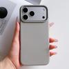 Tytanowy Szary Przycisk Aparatu AI Etui z Płynnego Silikonu Na iPhone 18 17 16 15 Pro Max Pełna Ochrona przed Wstrząsami Miękki Tylny Zderzak Pokrowiec